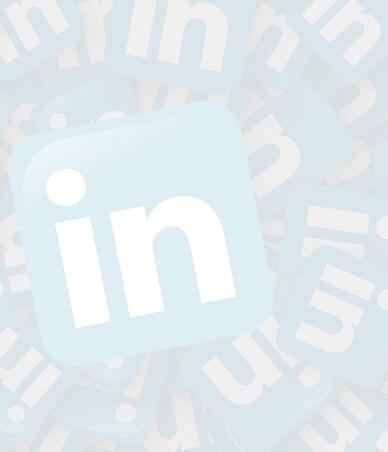 Mehrere LinkedIn‑Symbole symbolisieren die Optimierung von LinkedIn‑Profilen